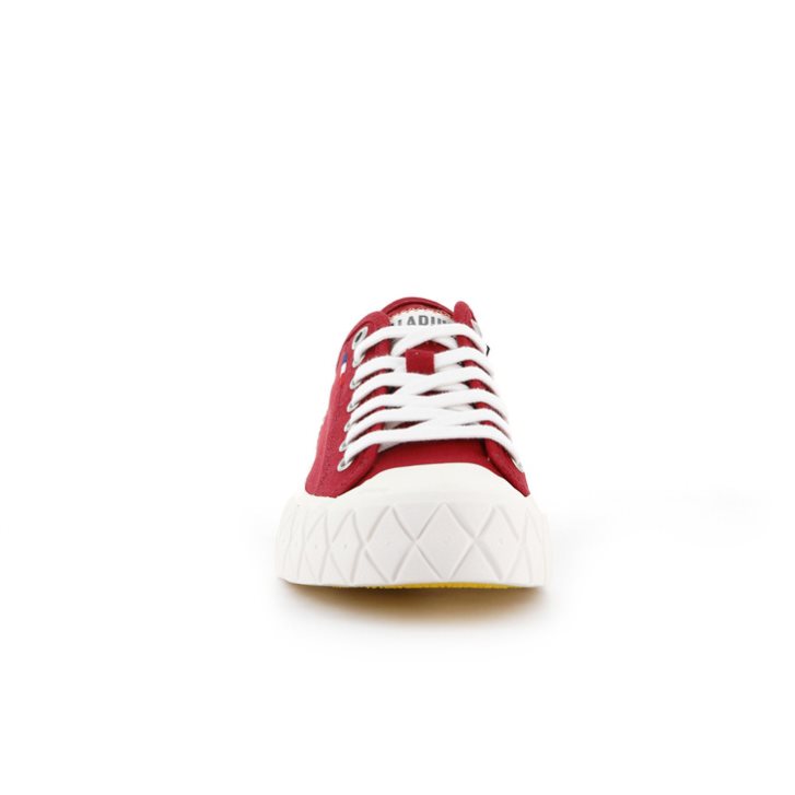 Palladium Palla Ace Canvas Low Tops Women's Sneakers Red | UK E563-EFO